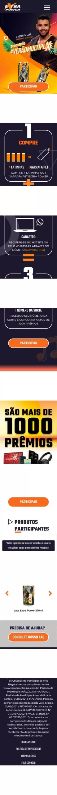 Extra Power lança promoção com mais de 1000 prêmios - Mundo do